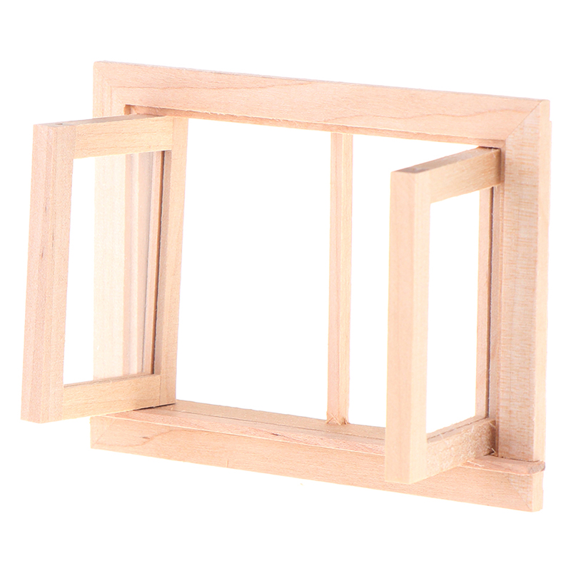 Board Game For 2 People - 1pcs DIY Double Window 1/12 Dollhouse