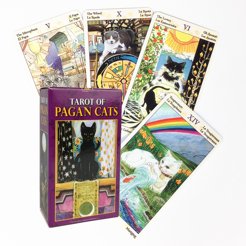 Board Game Oracle - 78 Cards Deck Tarot Of Pagan