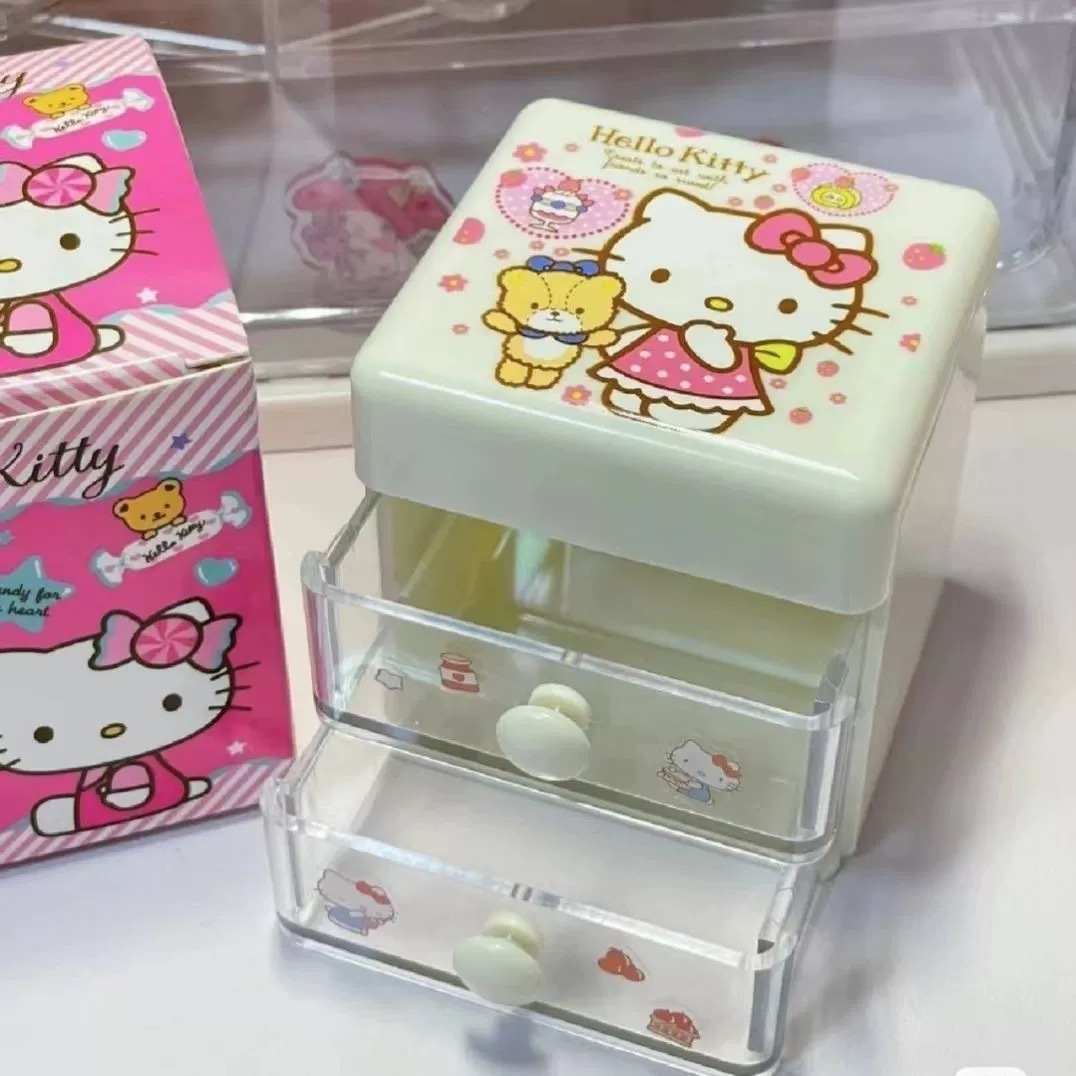 Game Storage Box - Sanrio Hello Kitty Multifunctional Storage Box