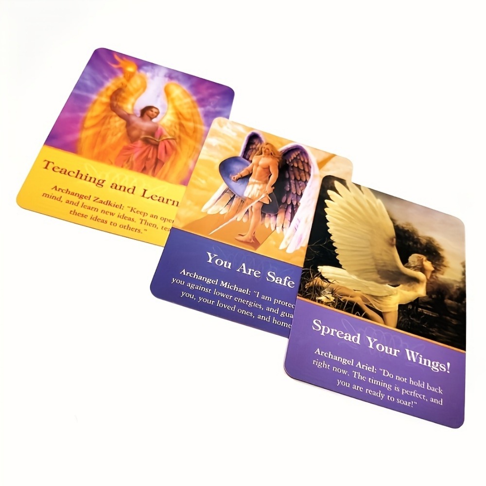 Board Game Oracle - 10.3*7.4cm Archangel Oracle Cards 45 Pcs