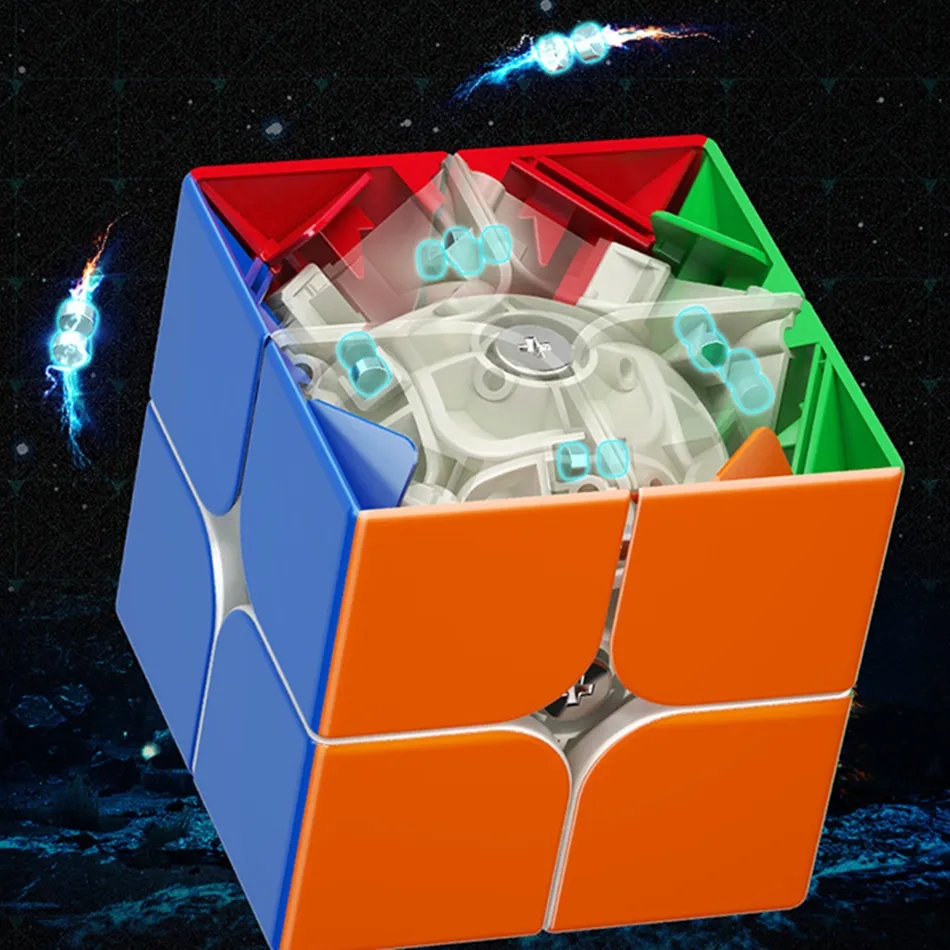 Board Game For 2 People - Moyu RS2M V2 Magnetic 2x2x2 Magic