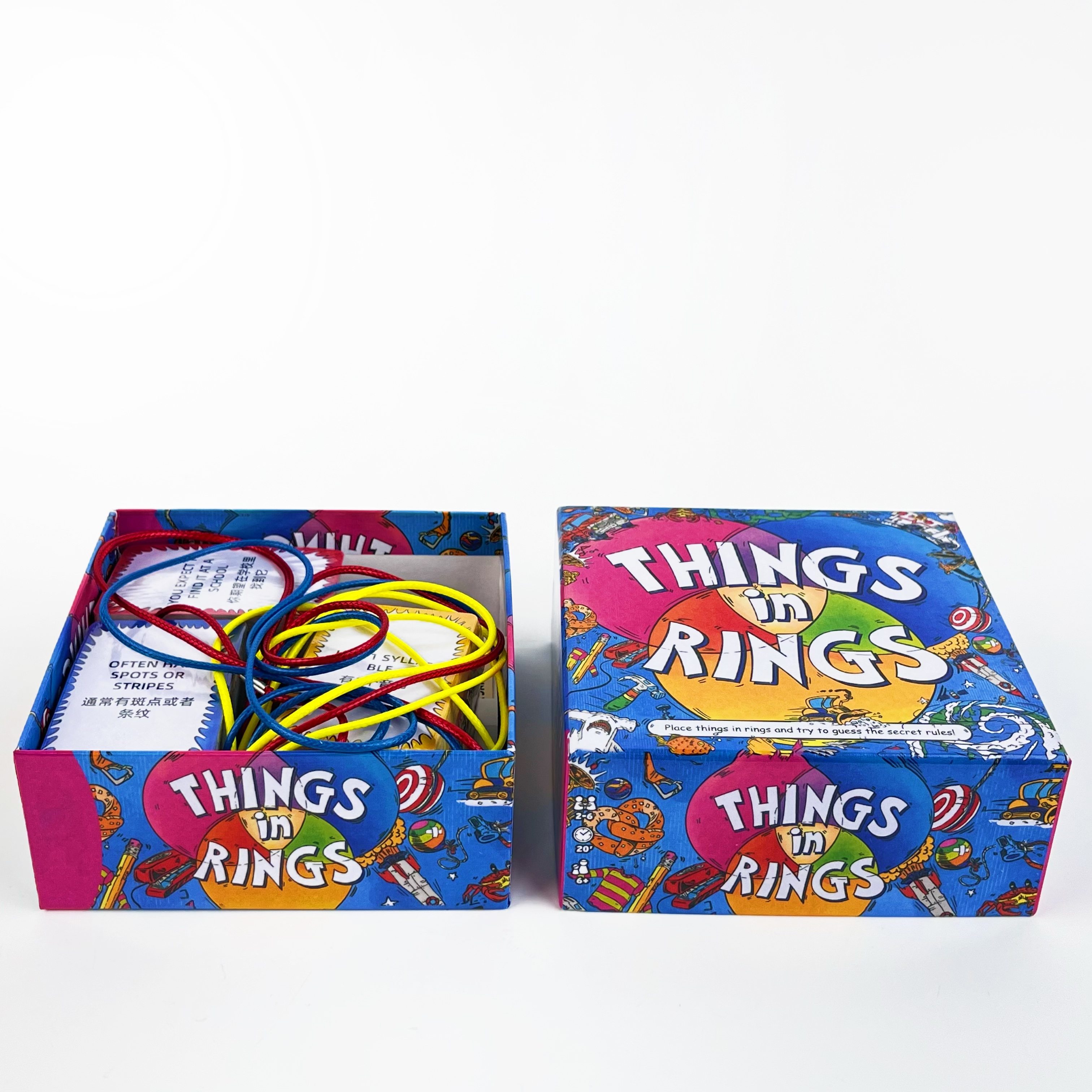 Things In Rings Family Card Li - Board Game For 2 People บทวิจารณ์และราคา