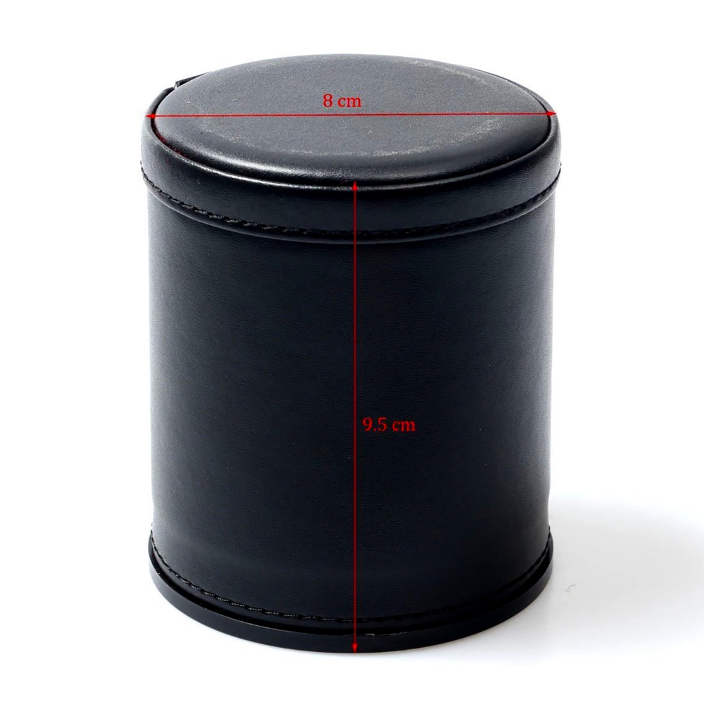 Leather Dice Cup Set with 6 Do - Board Game Yahtzee บทวิจารณ์และราคา