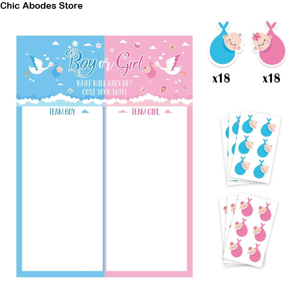 With Stickers Gender Revealed  - Board Game Who Is It บทวิจารณ์และราคา