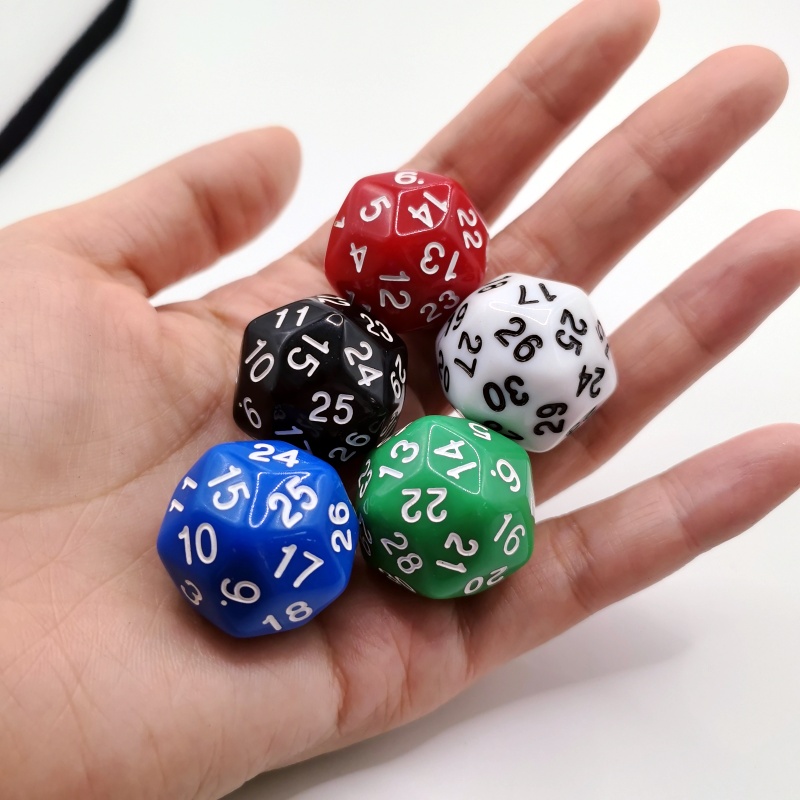 5pcs Cube 30 Sides D30 dungeon - Board Game Yahtzee บทวิจารณ์และราคา