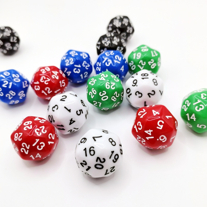 5pcs Cube 30 Sides D30 dungeon - Board Game Yahtzee บทวิจารณ์และราคา