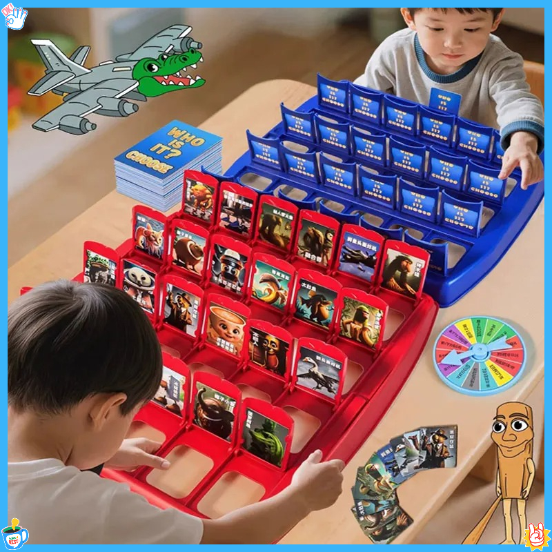 Guess Who I Am Game Italian Br - Board Game Who Is It บทวิจารณ์และราคา