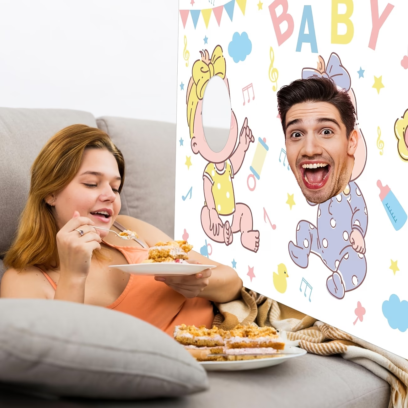 Baby Shower Games Party Photo  - Board Game Who Is It บทวิจารณ์และราคา