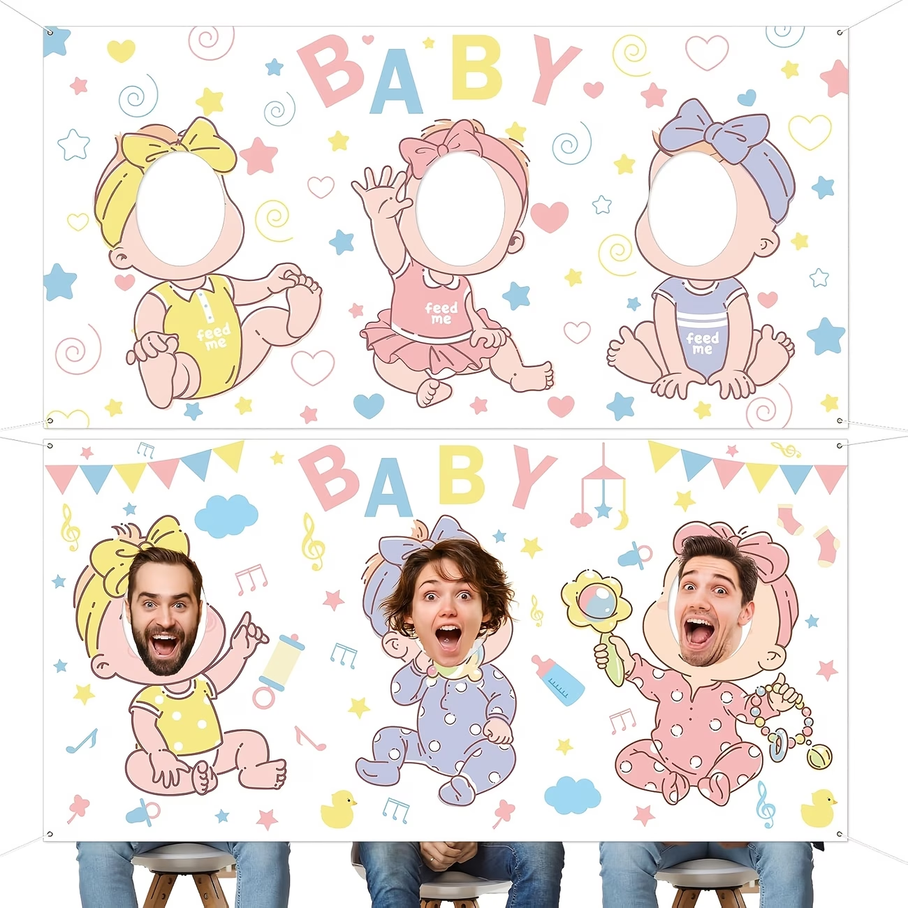 Baby Shower Games Party Photo  - Board Game Who Is It บทวิจารณ์และราคา