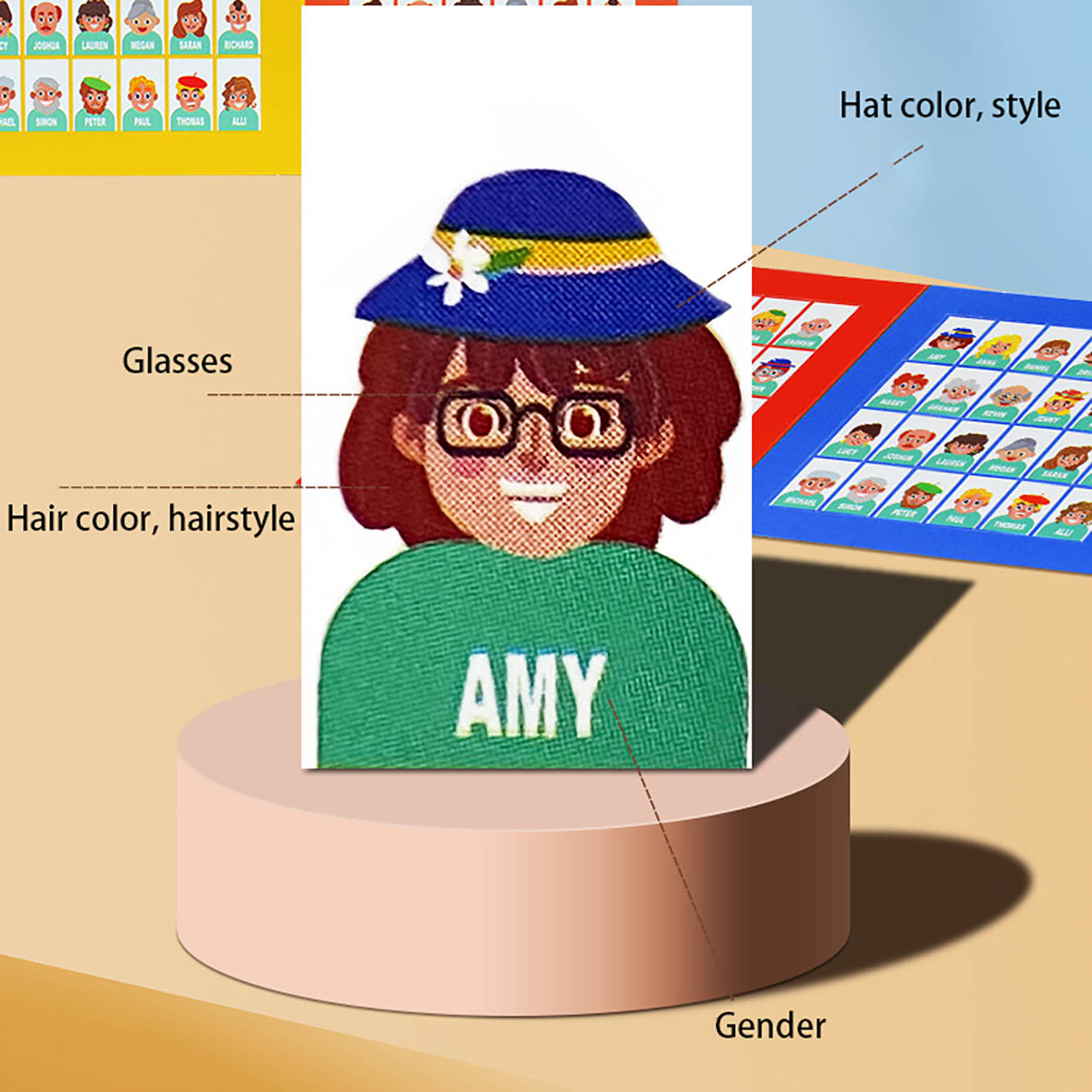 Family Guessing Board Game Who - Board Game Who Is It บทวิจารณ์และราคา