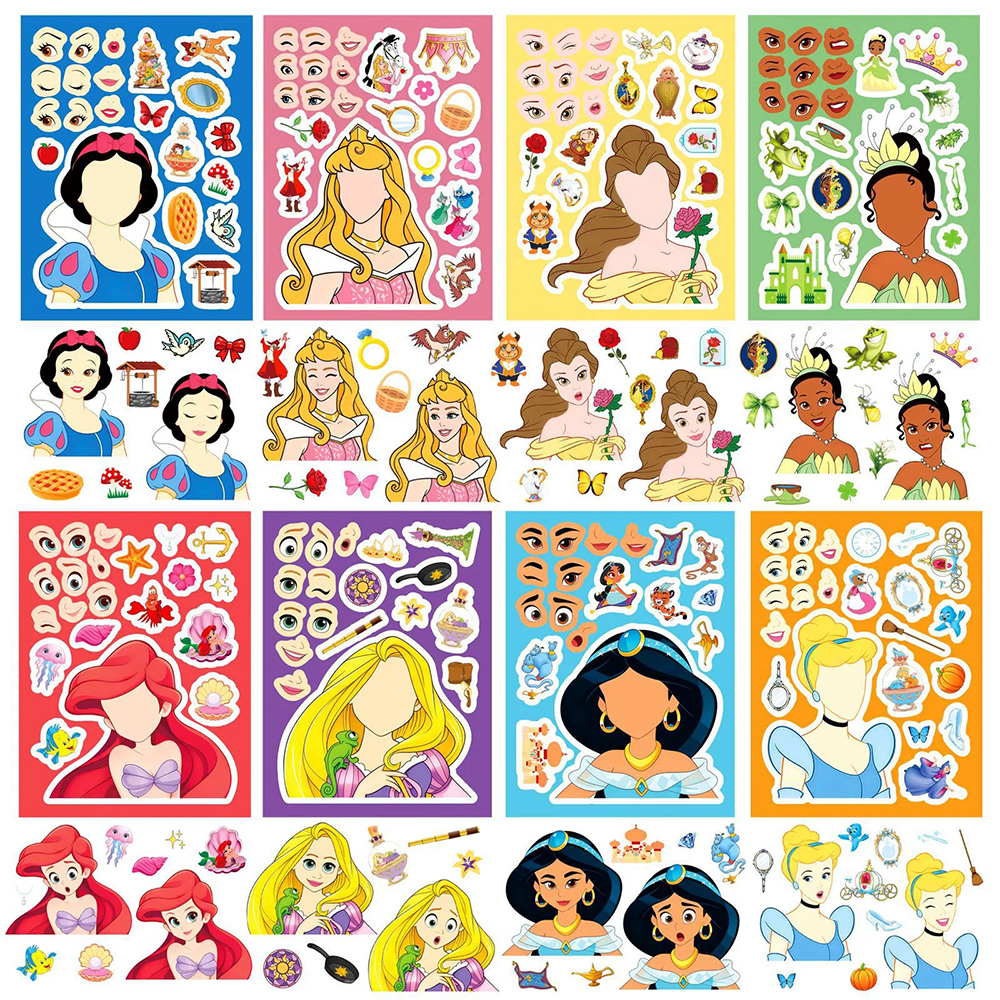 8/16Sheets Cute Disney Mix Pri - Board Game For 2 People บทวิจารณ์และราคา