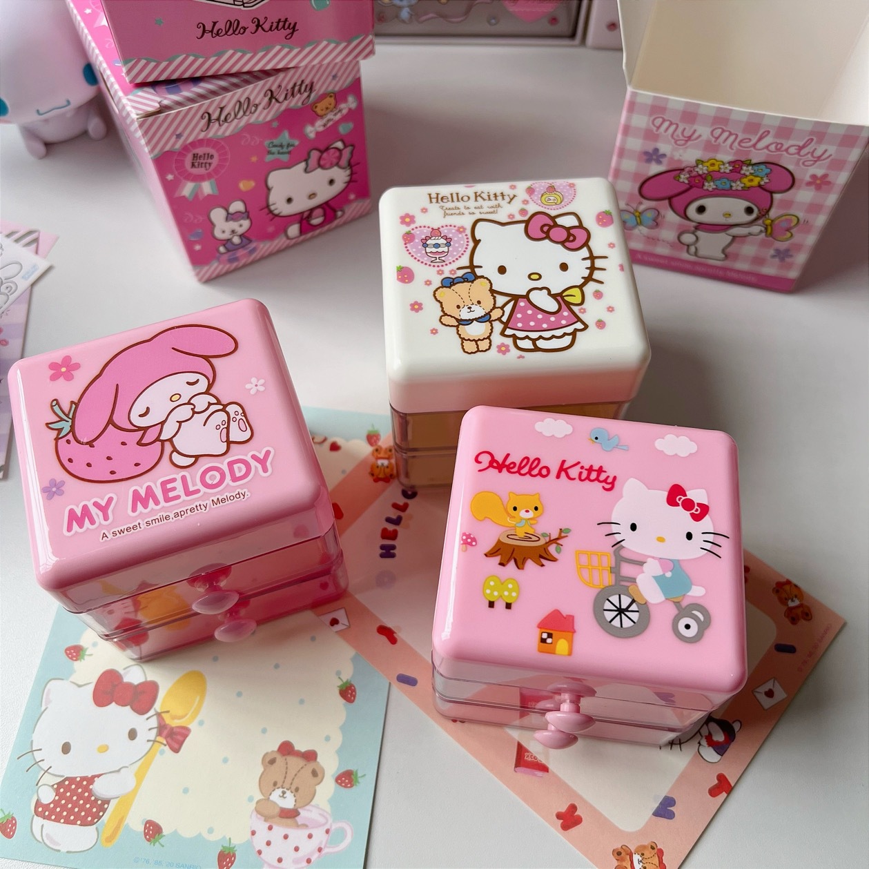 Sanrio Hello Kitty Multifuncti - Game Storage Box บทวิจารณ์และราคา