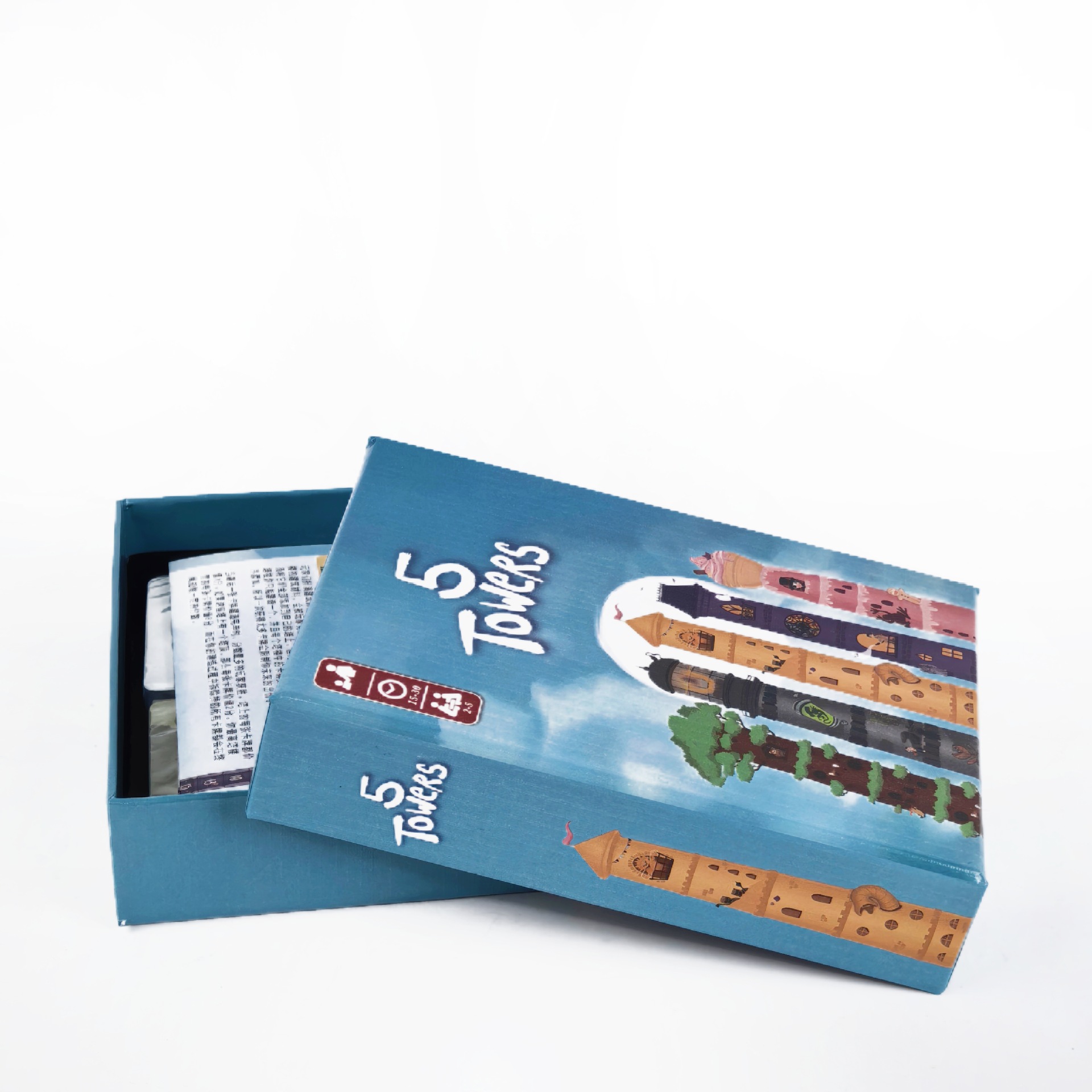 5 Towers Strategy Stacking Tow - Board Game For 5 Players บทวิจารณ์และราคา