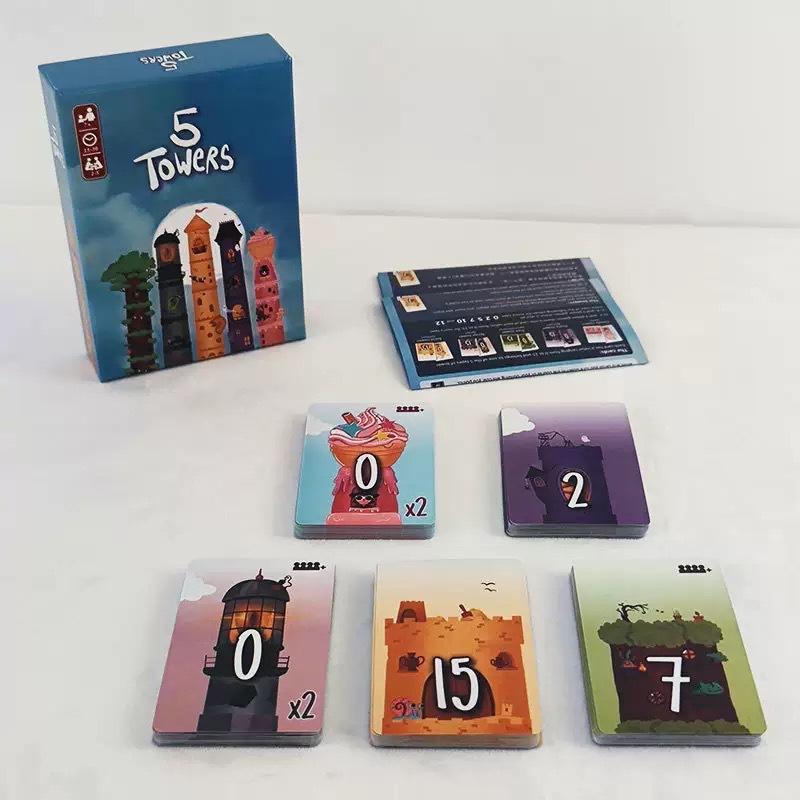 1 Set 5 Towers Board Game 2-6  - Board Game For 5 Players บทวิจารณ์และราคา