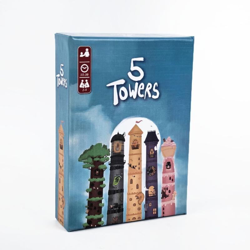 1 Set 5 Towers Board Game 2-6  - Board Game For 5 Players บทวิจารณ์และราคา