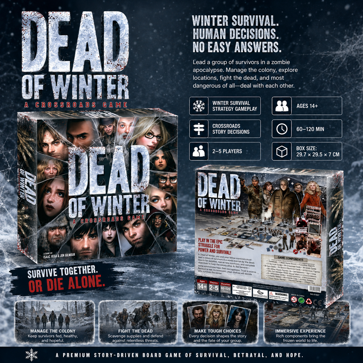 Dead of Winter Crossroads Zomb - Board Game Survive The Island บทวิจารณ์และราคา