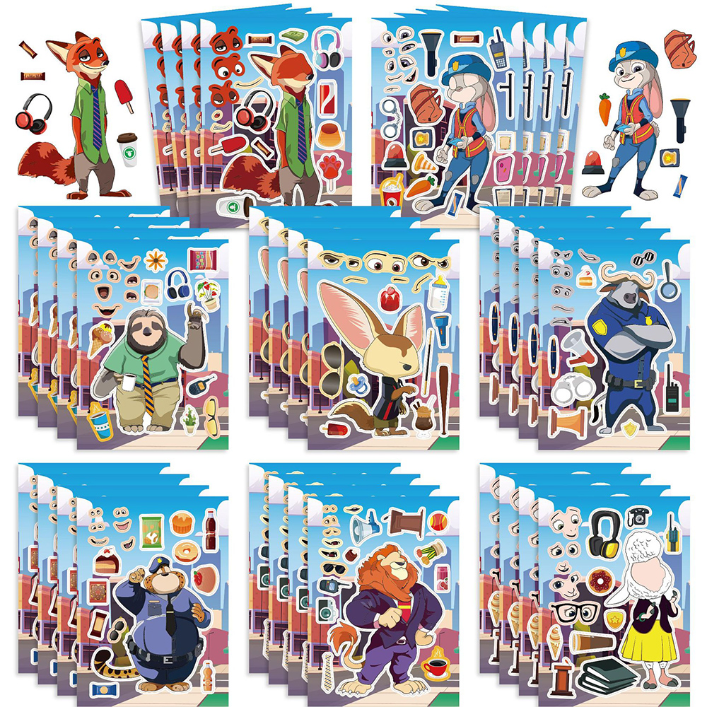 8/16pcs Disney Cartoon Zootopi - Board Game For 2 People บทวิจารณ์และราคา
