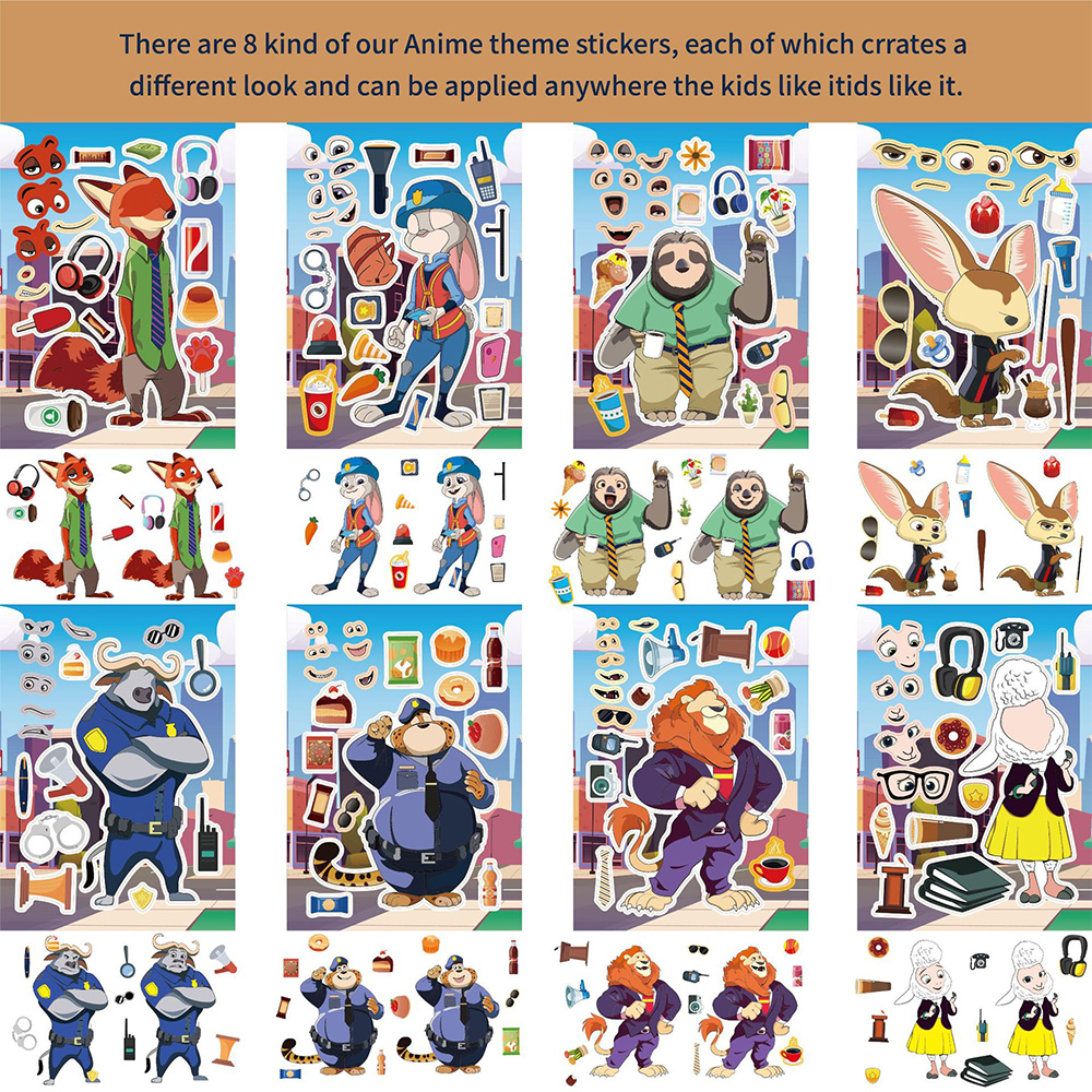 8/16pcs Disney Cartoon Zootopi - Board Game For 2 People บทวิจารณ์และราคา