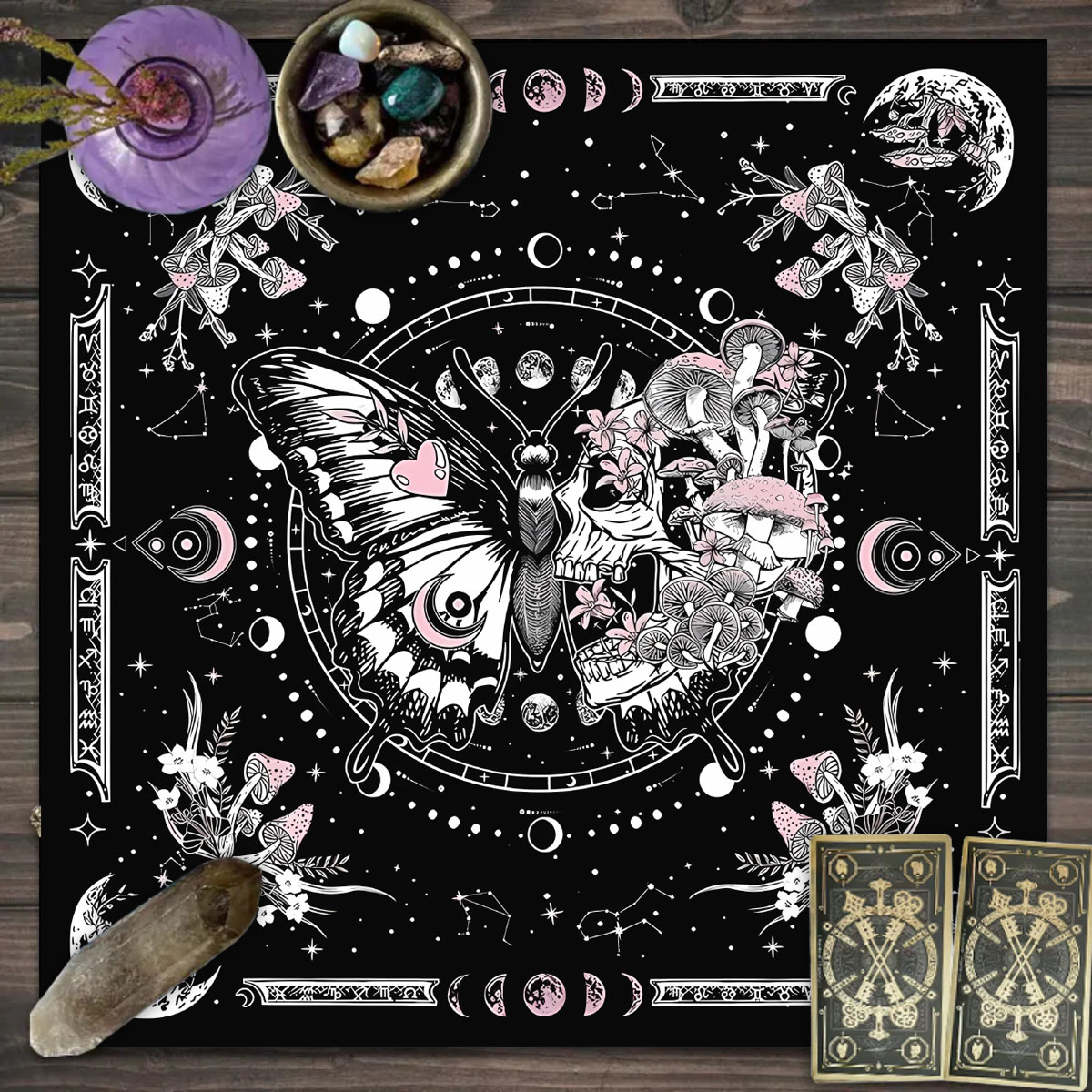 1pc Tarot card tablecloth, mys - Board Game Detective บทวิจารณ์และราคา