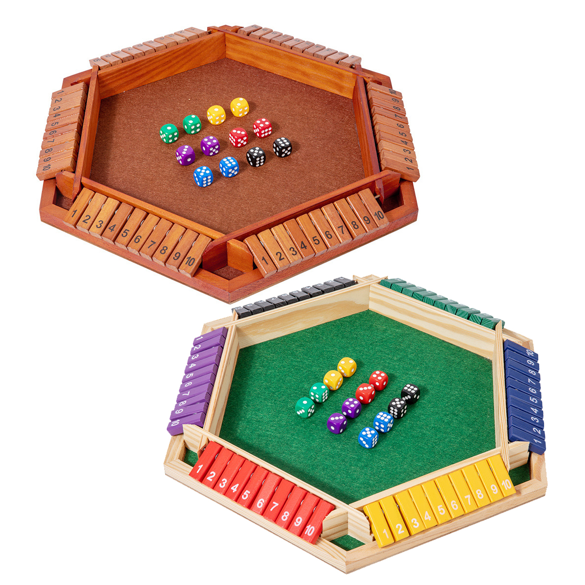 Shut The Box Dice Board Game W - Board Game For 3 Players บทวิจารณ์และราคา