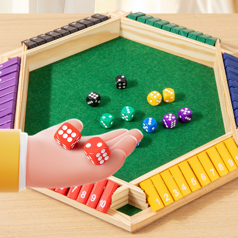 Shut The Box Dice Board Game W - Board Game For 3 Players บทวิจารณ์และราคา