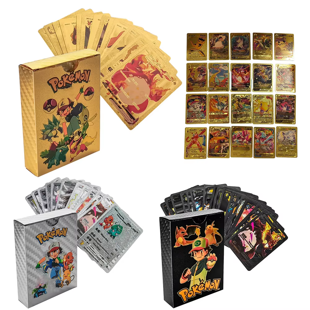 55PCS Pokemon Cards Vmax GX Go - Game Storage Box บทวิจารณ์และราคา