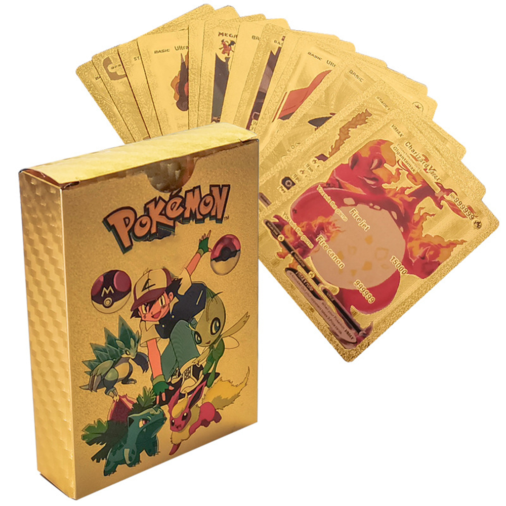 55PCS Pokemon Cards Vmax GX Go - Game Storage Box บทวิจารณ์และราคา