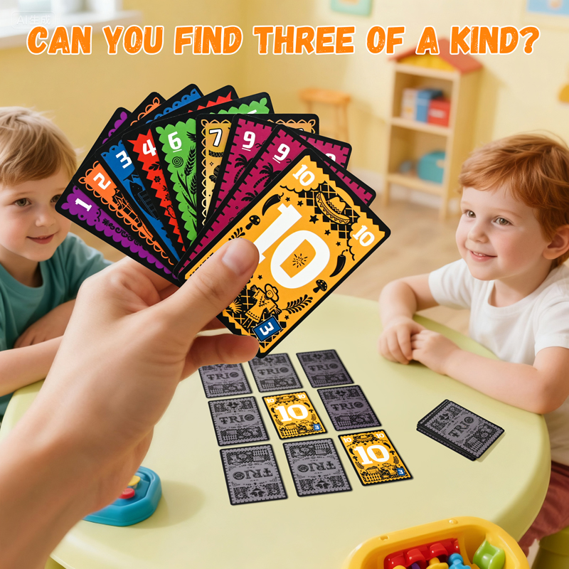 Strategic Card Board Game TRIO - Board Game For 3 Players บทวิจารณ์และราคา