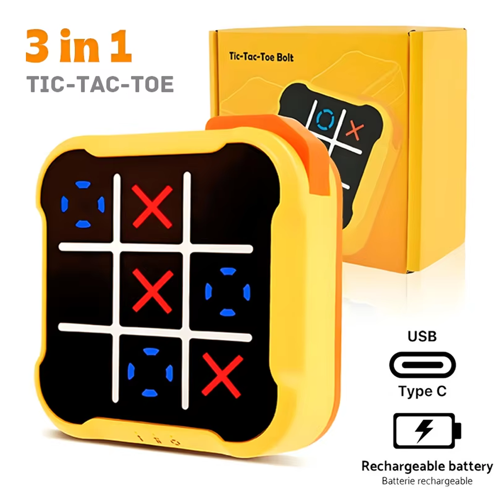 3in1 Electronic TIC-TAC-TOE Bo - Board Game For 3 Players บทวิจารณ์และราคา