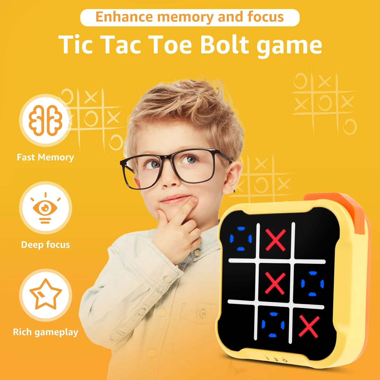 3in1 Electronic TIC-TAC-TOE Bo - Board Game For 3 Players บทวิจารณ์และราคา