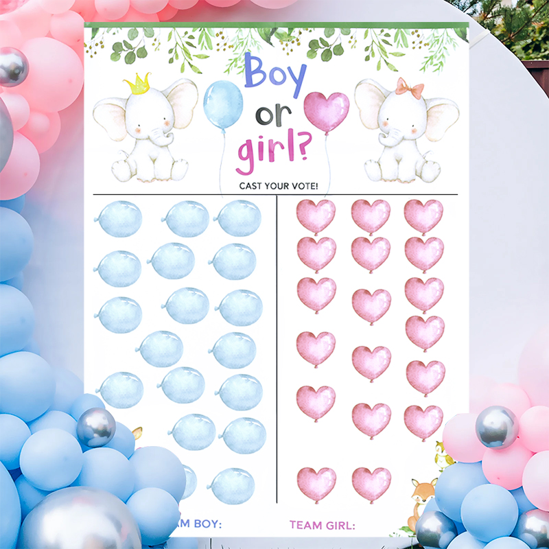1sets Gender Reveal Game Votin - Board Game Who Is It บทวิจารณ์และราคา