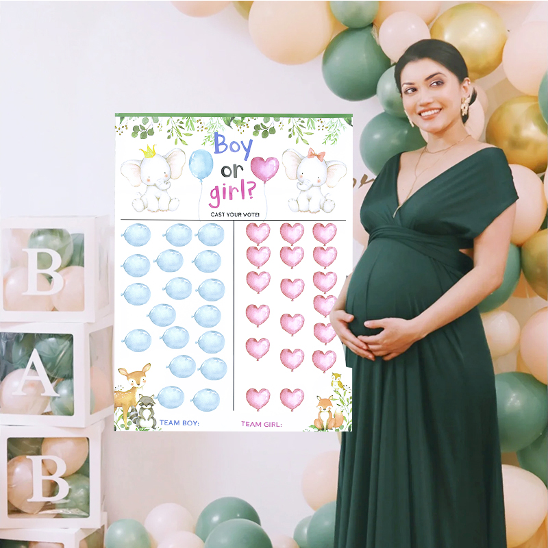 1sets Gender Reveal Game Votin - Board Game Who Is It บทวิจารณ์และราคา