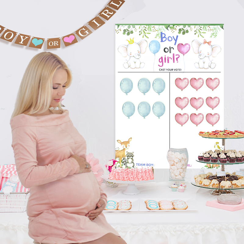 1sets Gender Reveal Game Votin - Board Game Who Is It บทวิจารณ์และราคา