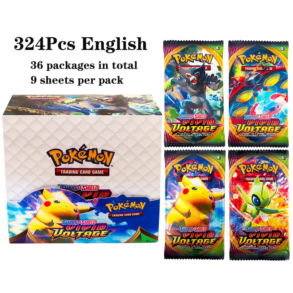 324pcs Pokemon TCG: Sword & Sh - Board Game Box บทวิจารณ์และราคา