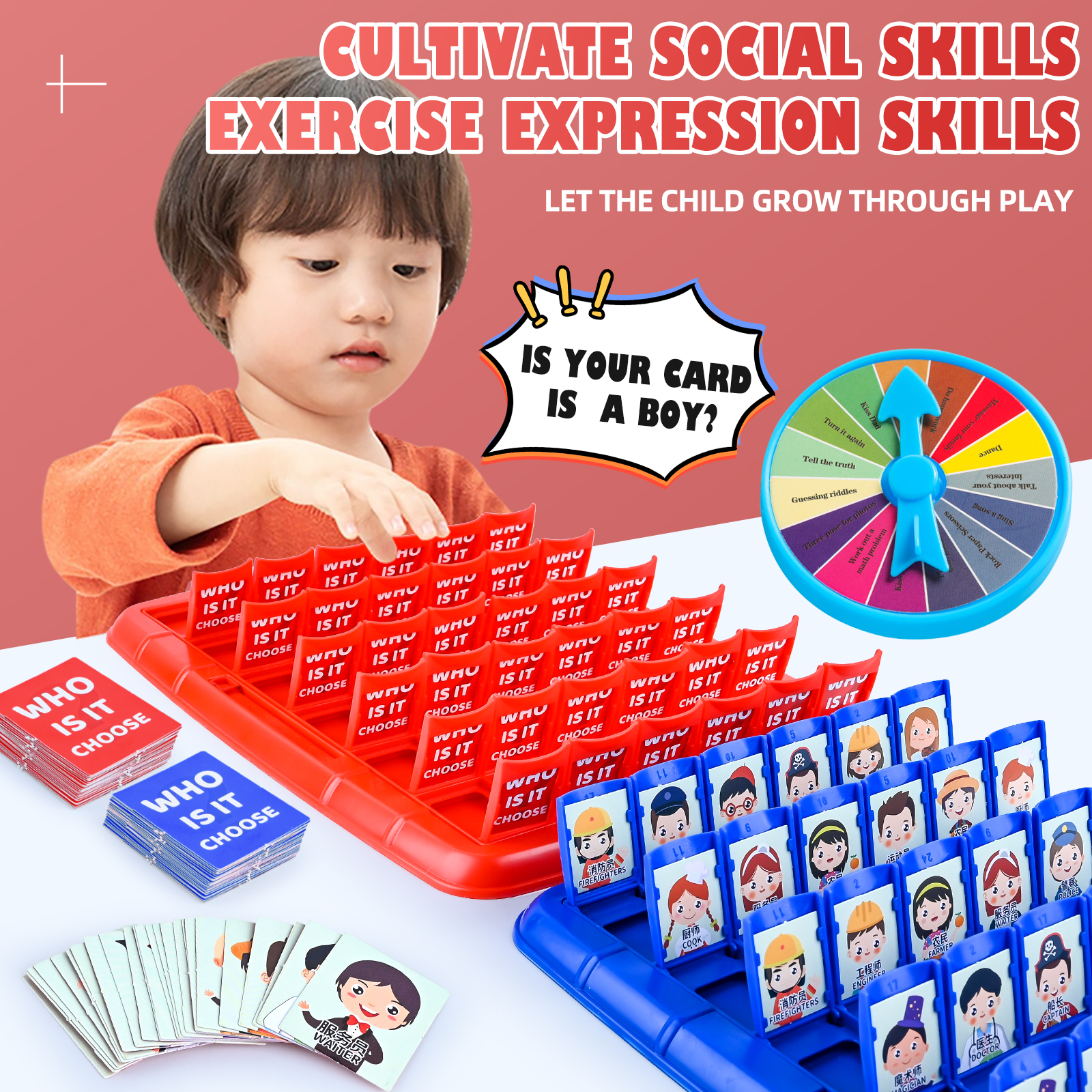 Guess Who I Am, Children'S Puz - Board Game For 3 Players บทวิจารณ์และราคา