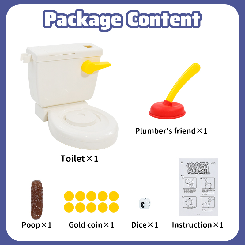 Funny Toilet Trick Toy party g - Board Game For 3 Players บทวิจารณ์และราคา