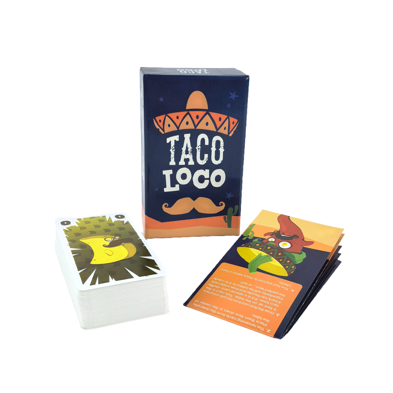 Hot Games - Taco Loco Card Gam - Board Game For 2 People บทวิจารณ์และราคา