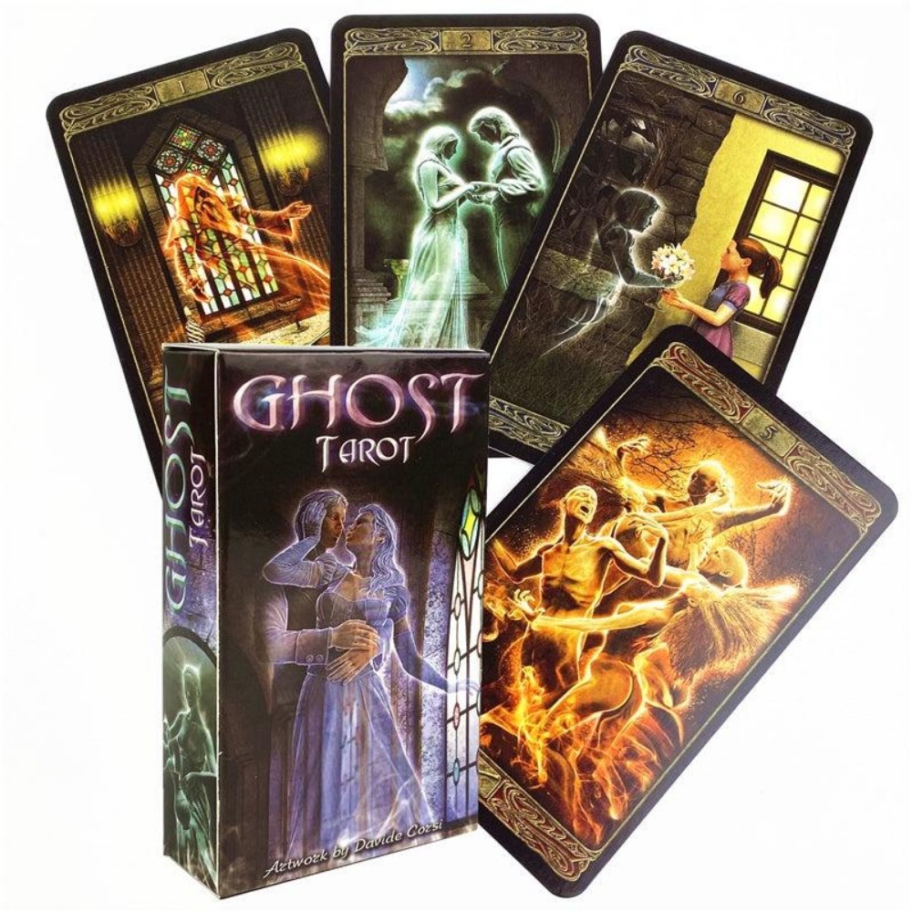 Ghost Tarot Deck Cards Guidanc - Board Game Oracle บทวิจารณ์และราคา