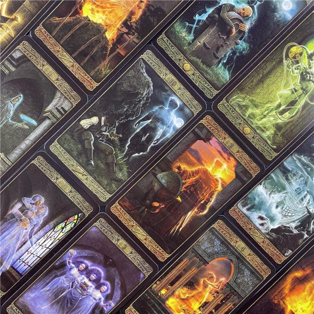 Ghost Tarot Deck Cards Guidanc - Board Game Oracle บทวิจารณ์และราคา