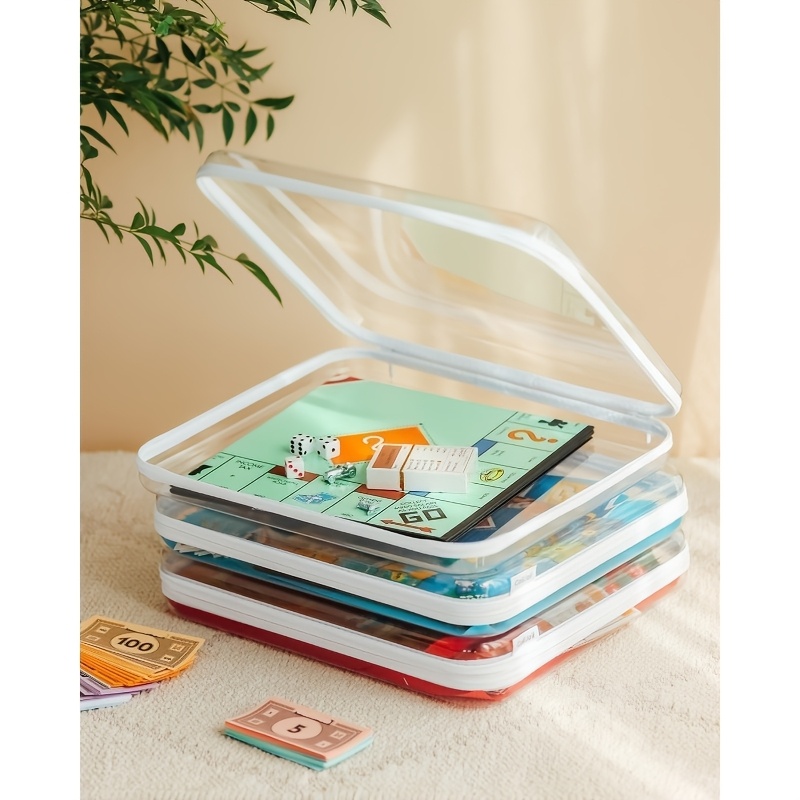 1pc Large Clear Hard Shell Sto - Board Game Box บทวิจารณ์และราคา