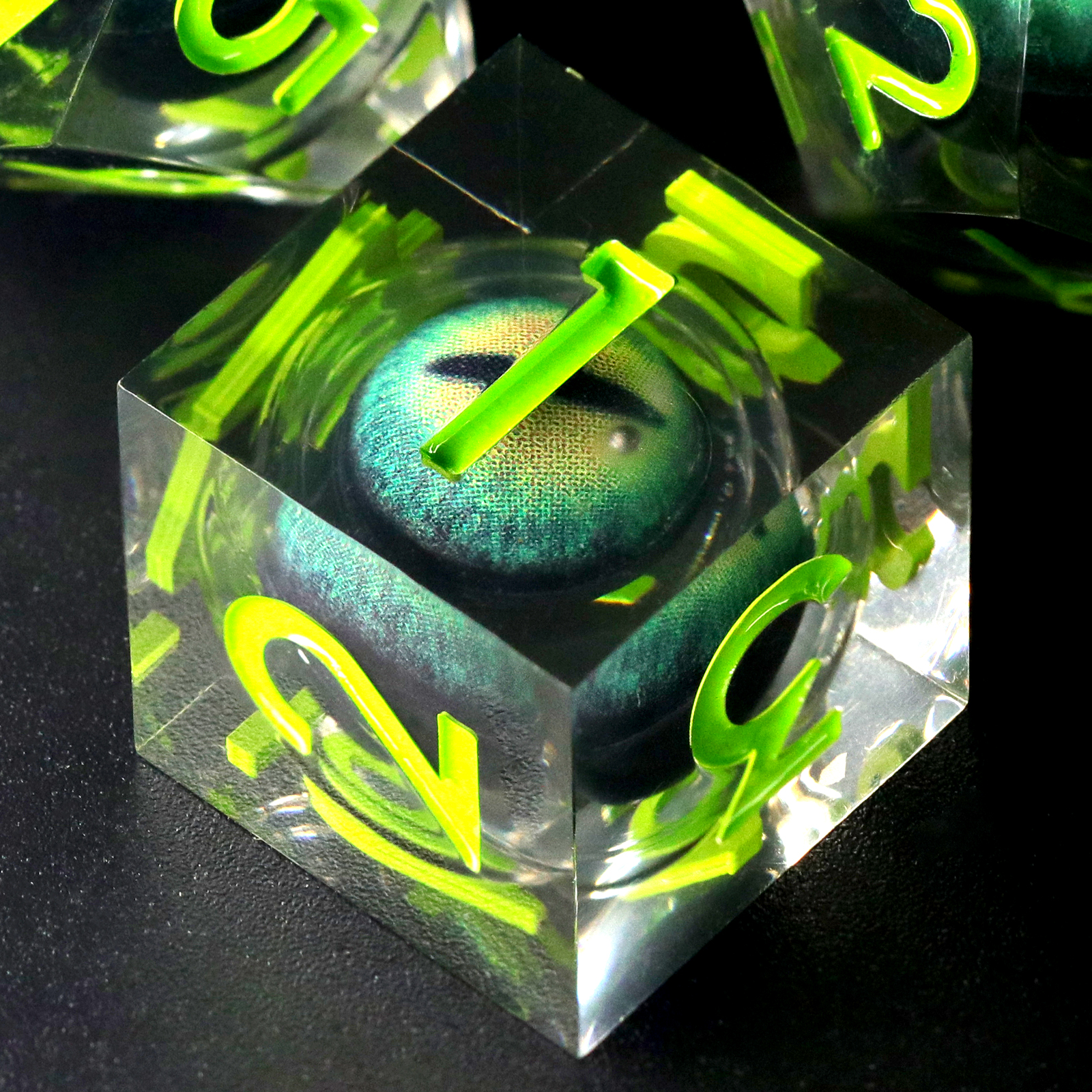 Resin DND Dice Set ZHOORQI Pol - Board Game Yahtzee บทวิจารณ์และราคา