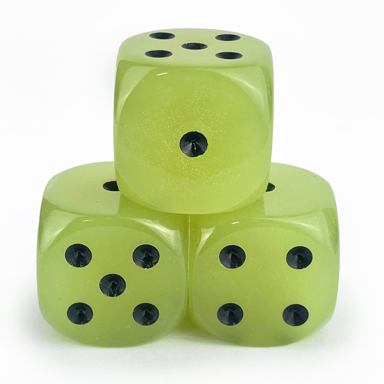 3-Pack 30mm D6  Glow in The Da - Board Game Yahtzee บทวิจารณ์และราคา