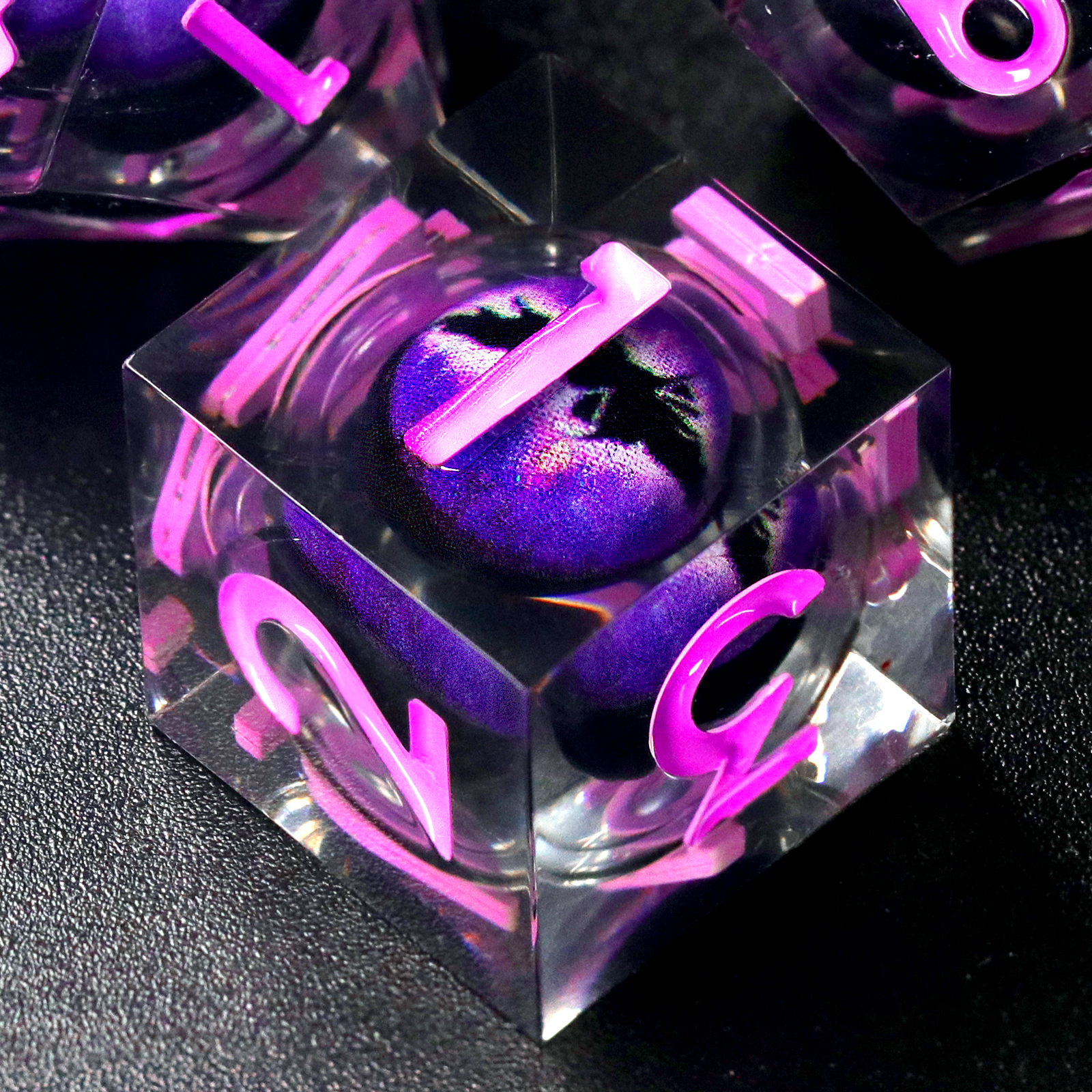 Resin DND Dice Set ZHOORQI Pur - Board Game Yahtzee บทวิจารณ์และราคา