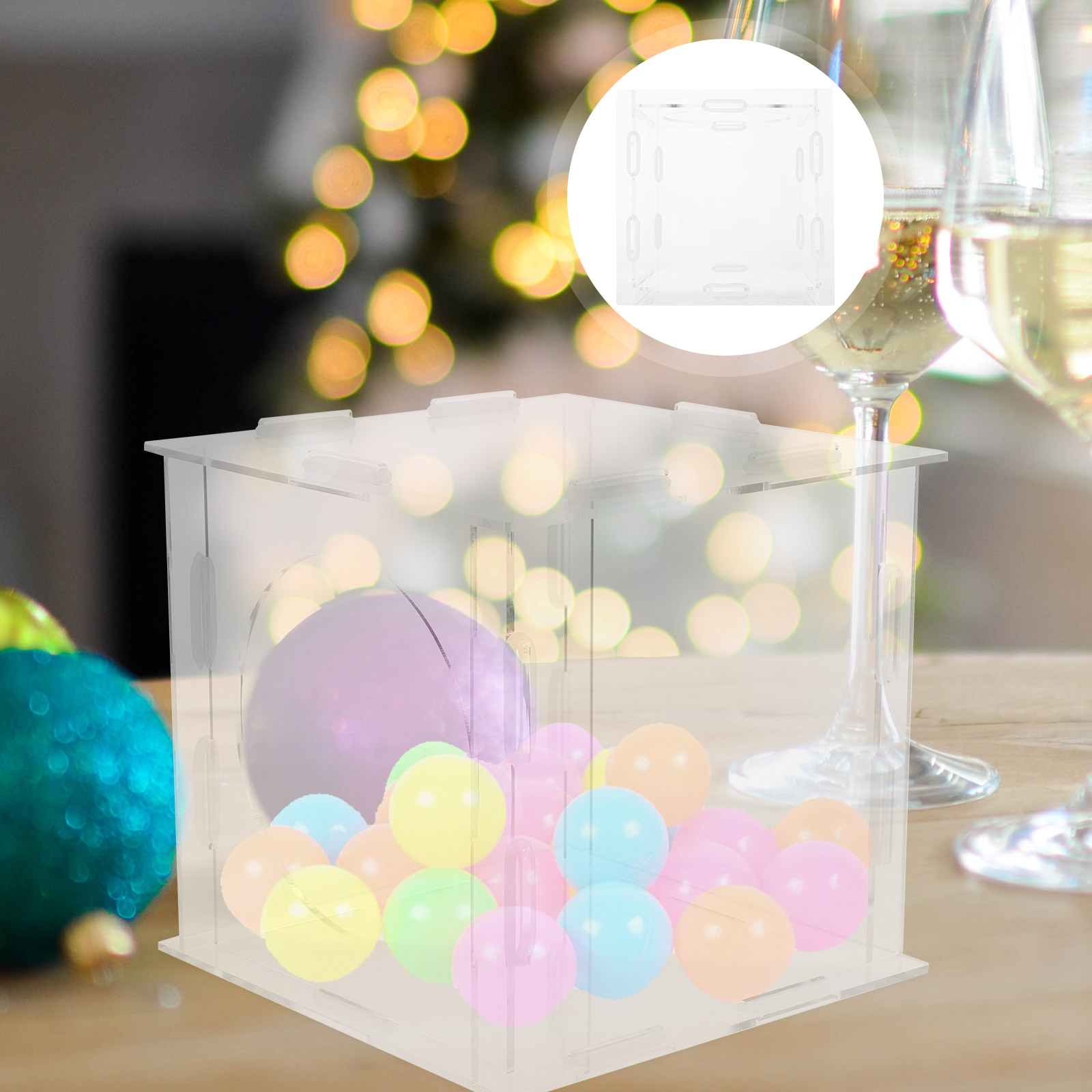 1pc Raffle Box Acrylic Ticket  - Game Storage Box บทวิจารณ์และราคา