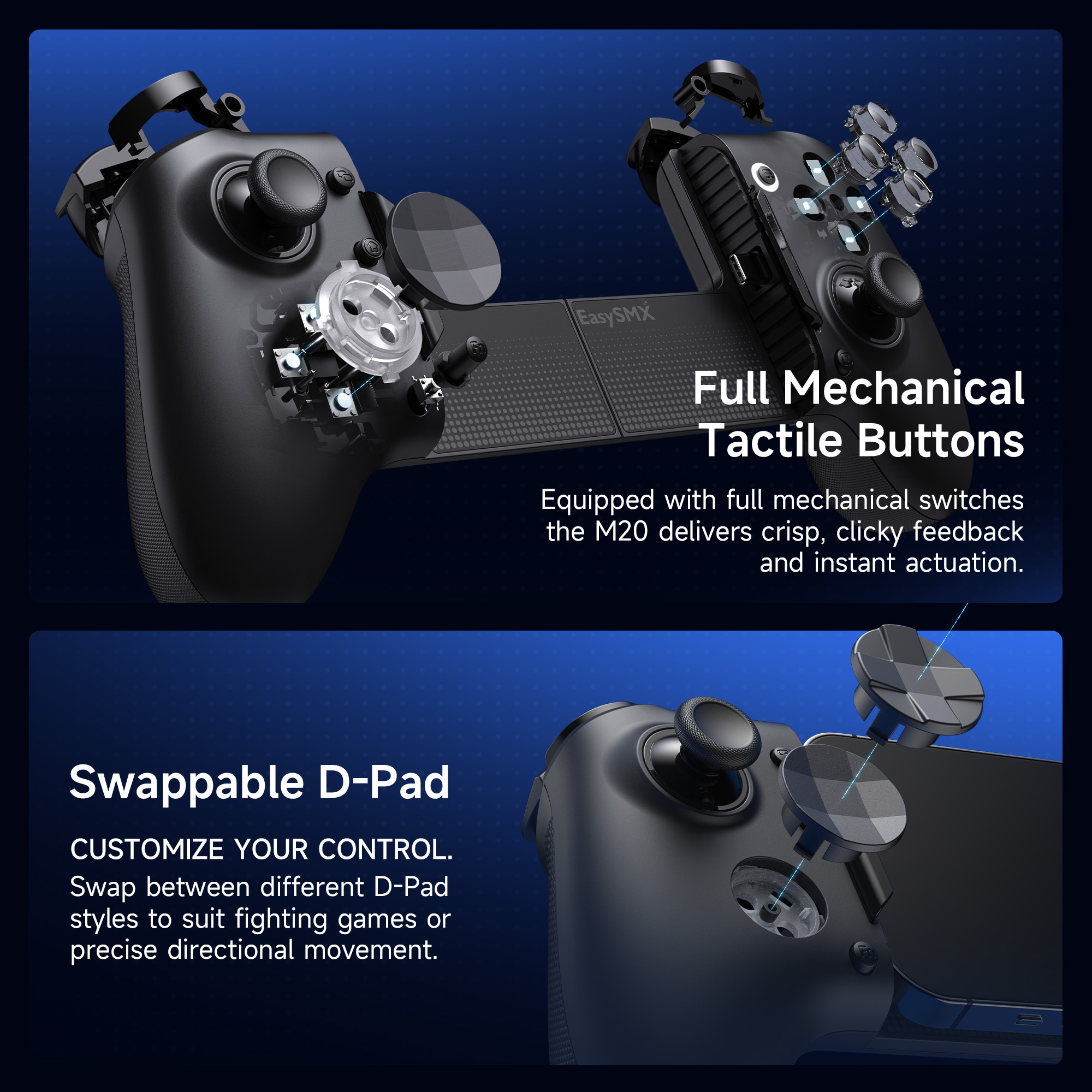 EasySMX M20 Type C Mobile Cont - Board Game Android บทวิจารณ์และราคา