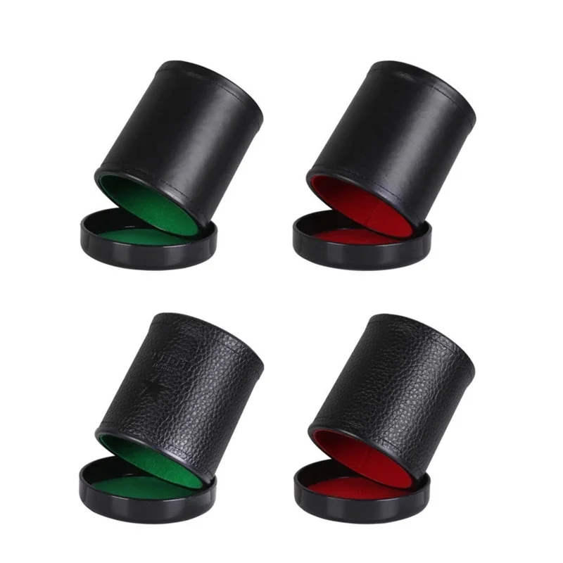 Dice Cup Set with Lid - Green/ - Board Game Yahtzee บทวิจารณ์และราคา