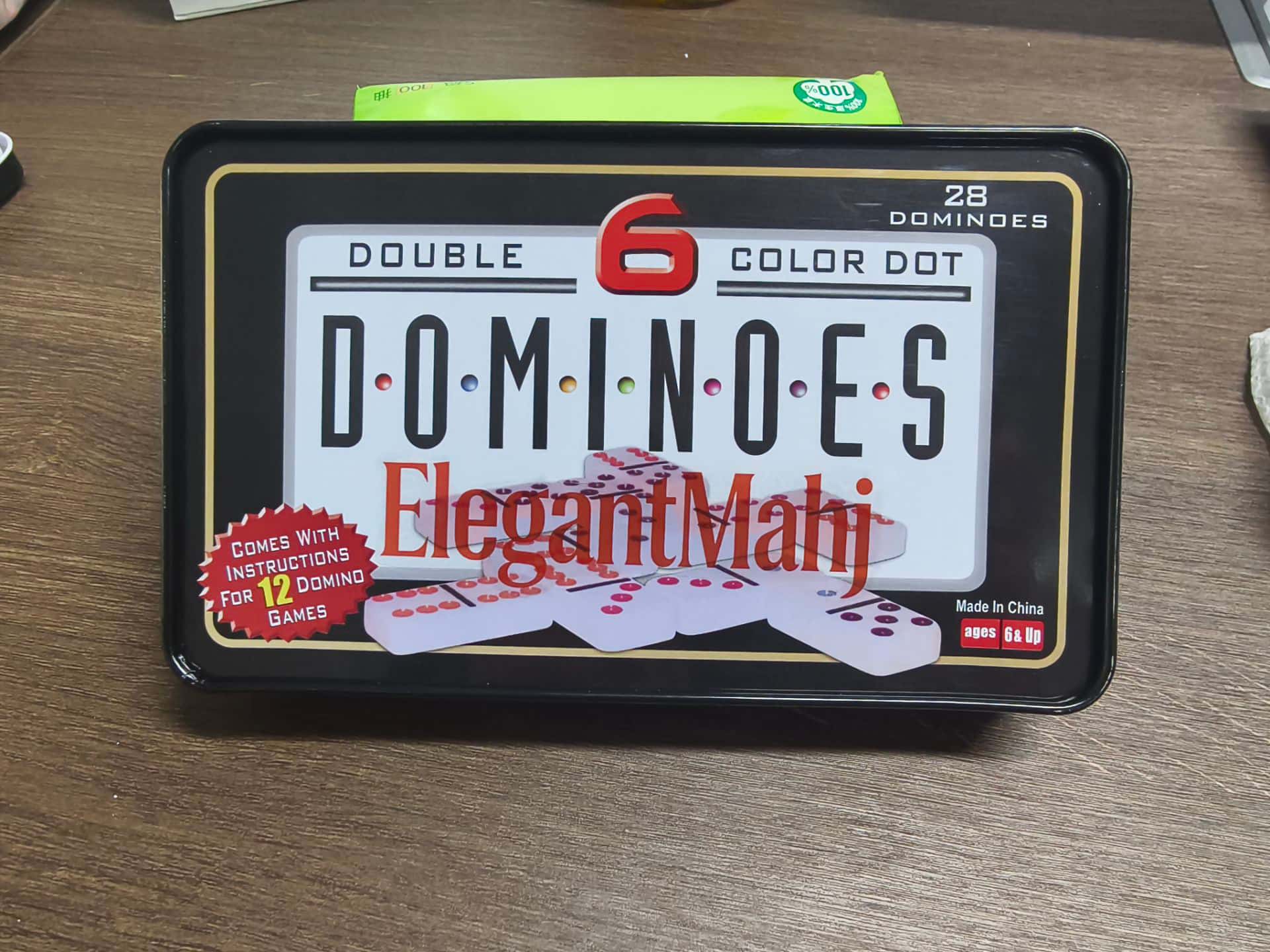 ElegantMahj Double Six Dominoe - Game Storage Box บทวิจารณ์และราคา