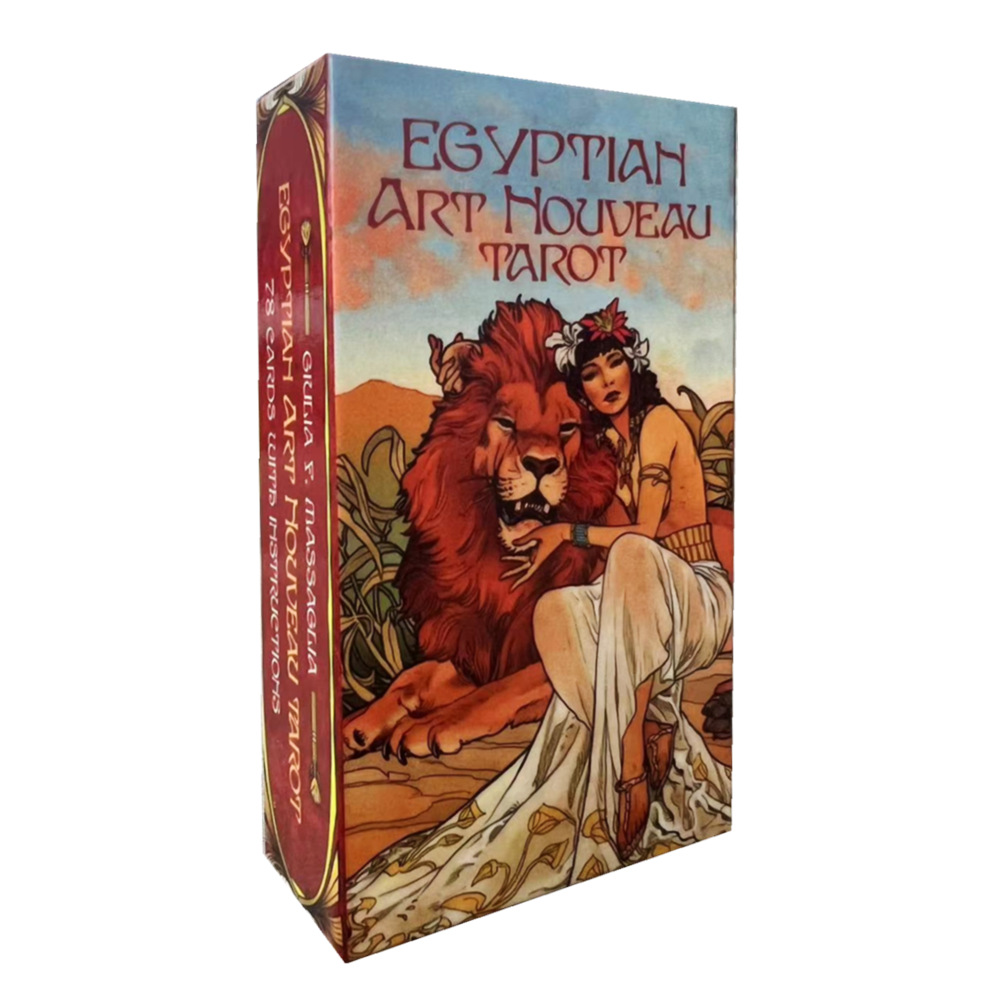 Egyptian Art Nouveau Tarot car - Board Game Oracle บทวิจารณ์และราคา