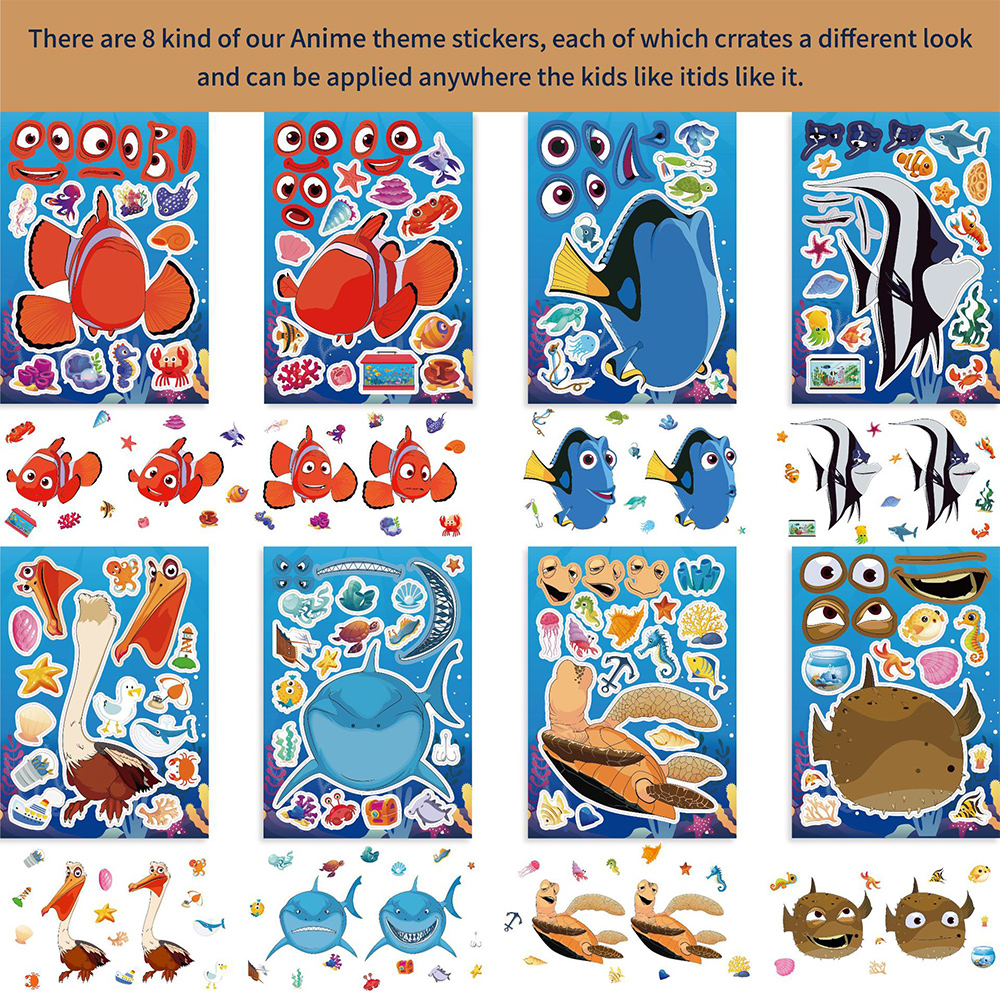 8/16sheets Disney Finding Nemo - Board Game For 2 People บทวิจารณ์และราคา