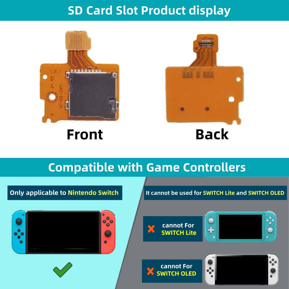 Replacement SD TF Card Slot So - Board Game Nintendo Switch บทวิจารณ์และราคา